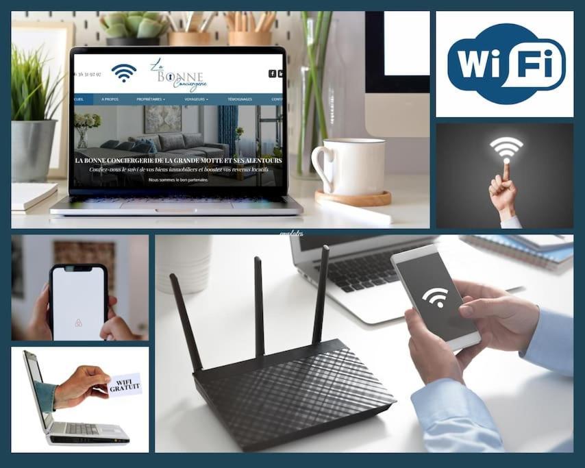 Le Nautilus Proche Plage Clim Parking Prive Wifi Proche Montpellier Carnon-Plage Eksteriør bilde
